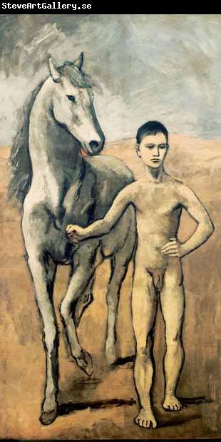 pablo picasso Boy Leading a Horse